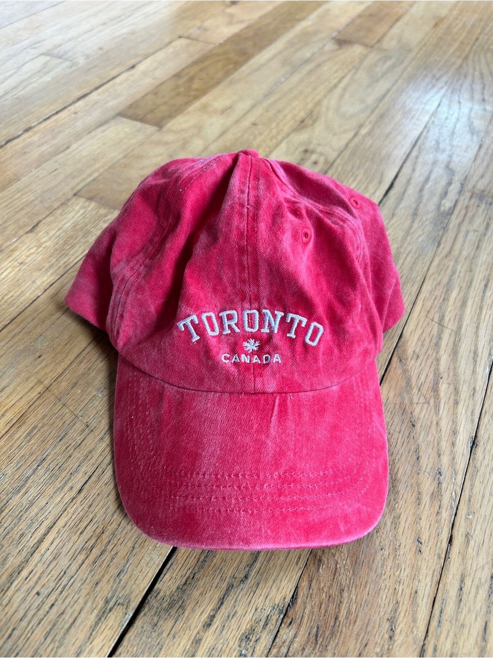 Toronto Embroidered Red Baseball Cap